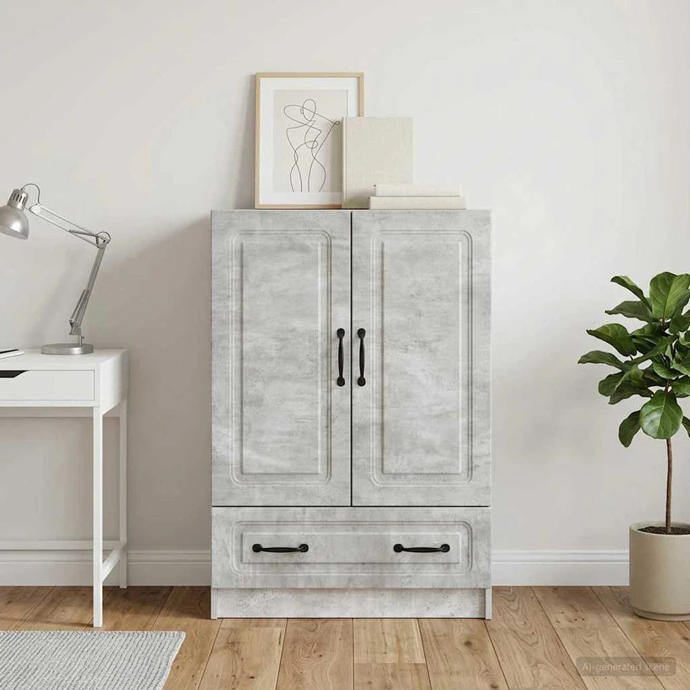 Kabalas Betono pilka 66 x 34,5 x 92 cm Apdirbta mediena