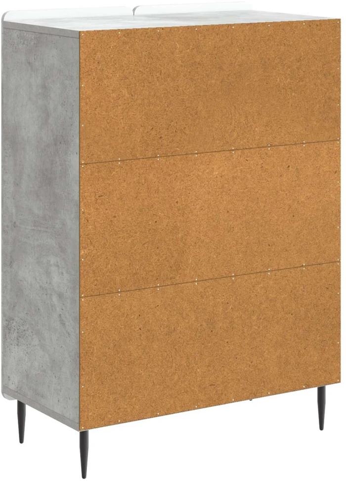 Kabalas Betono pilka 66 x 34,5 x 92 cm Apdirbta mediena