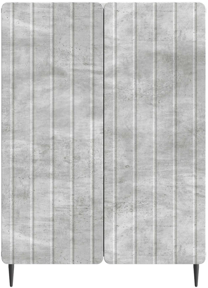 Kabalas Betono pilka 66 x 34,5 x 92 cm Apdirbta mediena
