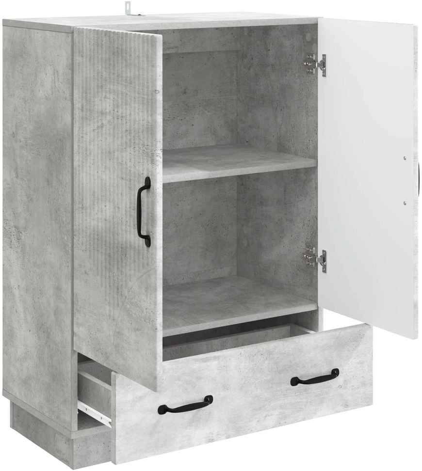 Kabalas Betono pilka 66 x 34,5 x 92 cm Apdirbta mediena