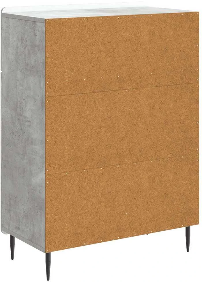 Kabalas Betono pilka 66 x 34,5 x 92 cm Apdirbta mediena