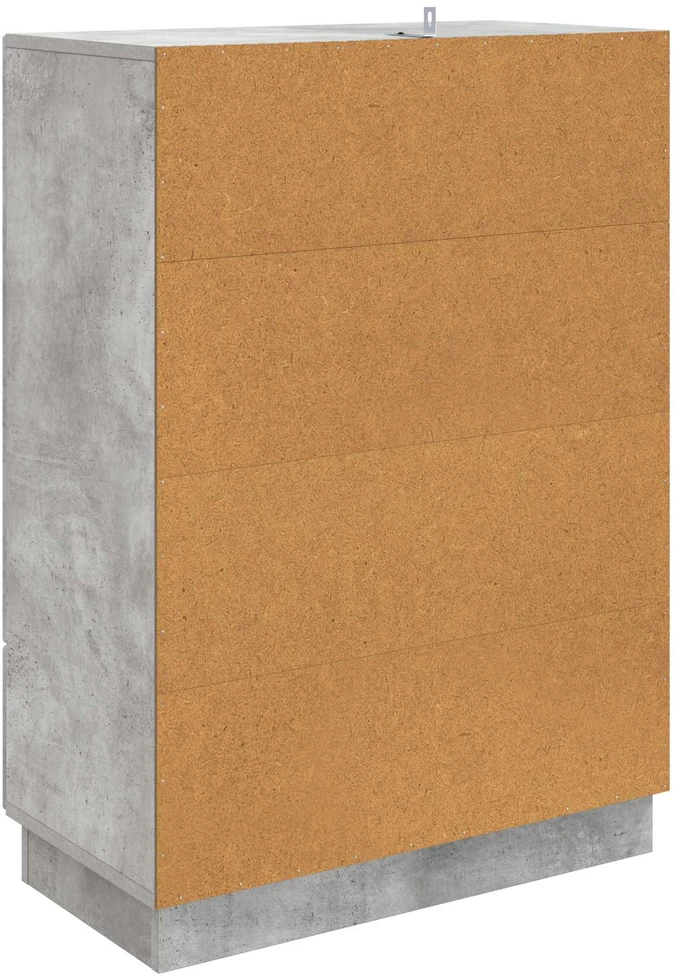 Kabalas Betono pilka 66 x 34,5 x 92 cm Apdirbta mediena