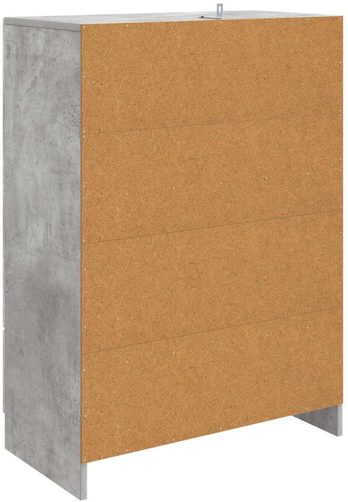 Kabalas Betono pilka 66 x 34,5 x 92 cm Apdirbta mediena