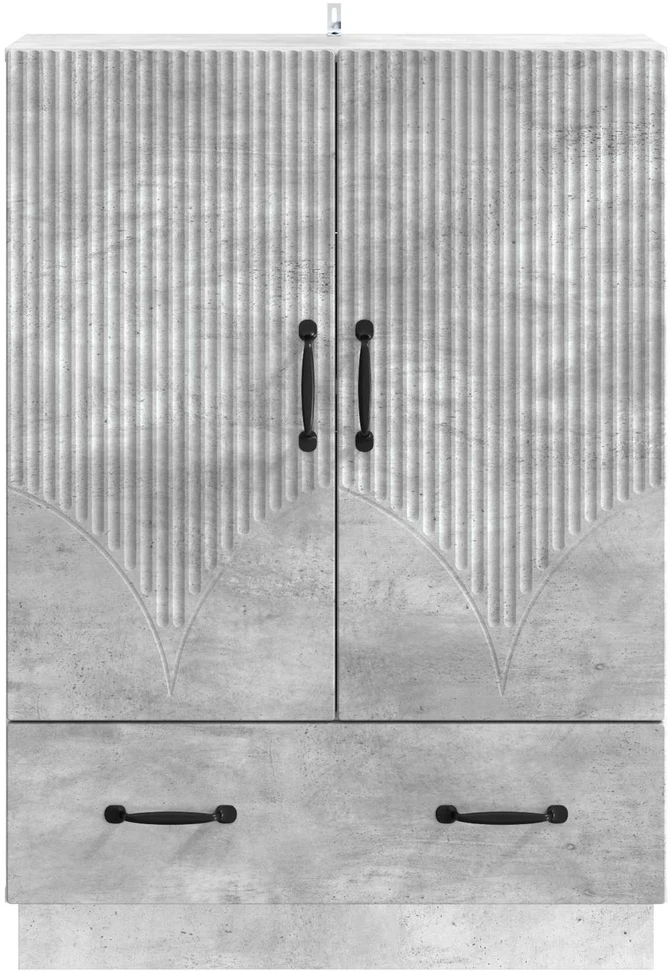 Kabalas Betono pilka 66 x 34,5 x 92 cm Apdirbta mediena
