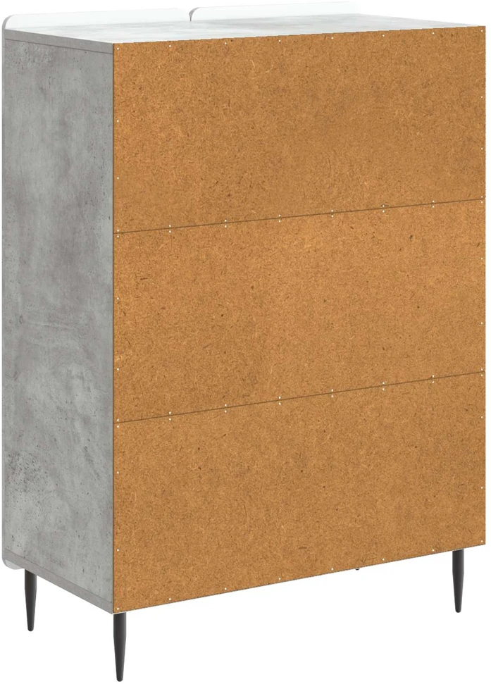 Kabalas Betono pilka 66 x 34,5 x 92 cm Apdirbta mediena