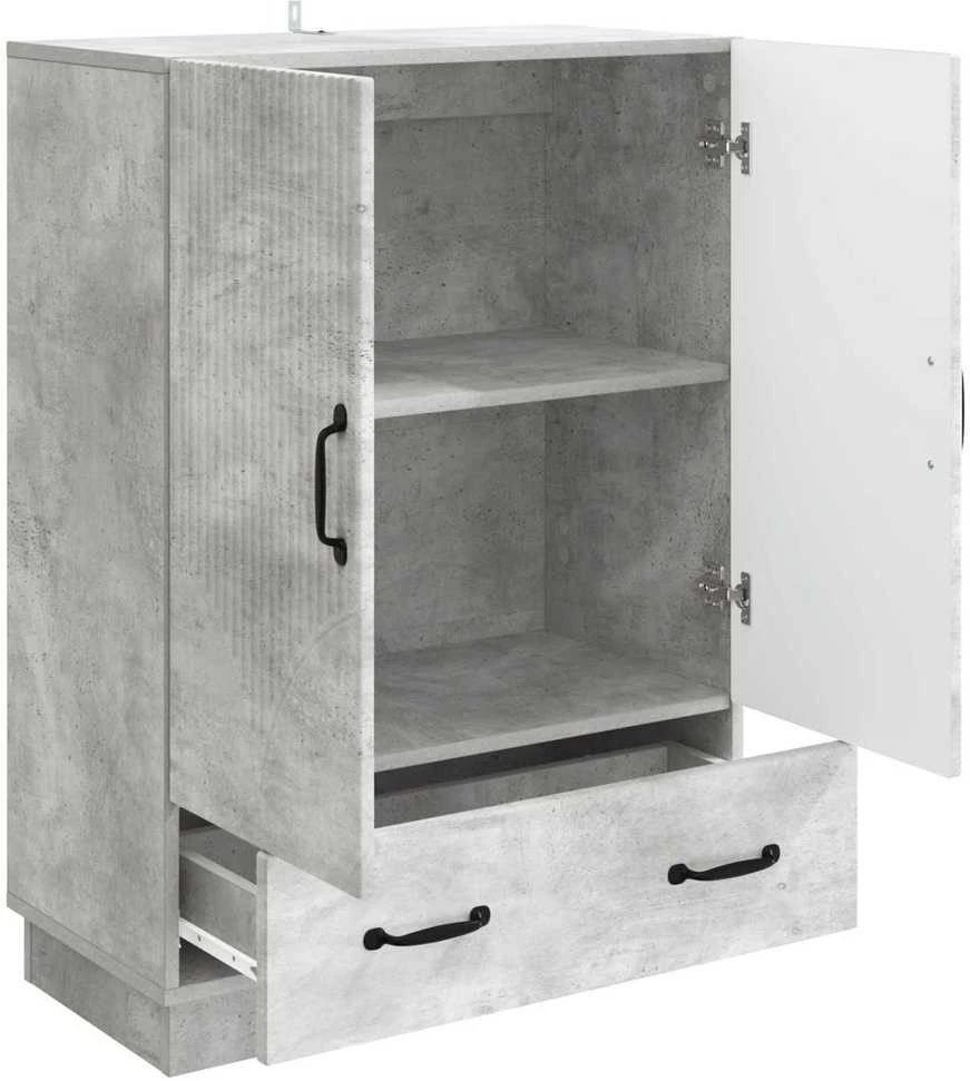 Kabalas Betono pilka 66 x 34,5 x 92 cm Apdirbta mediena