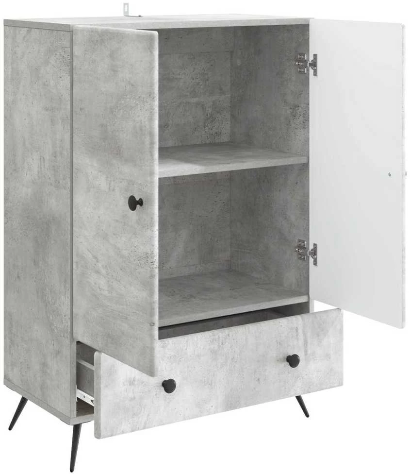 Kabalas Betono pilka 66 x 34,5 x 95 cm Apdirbta mediena