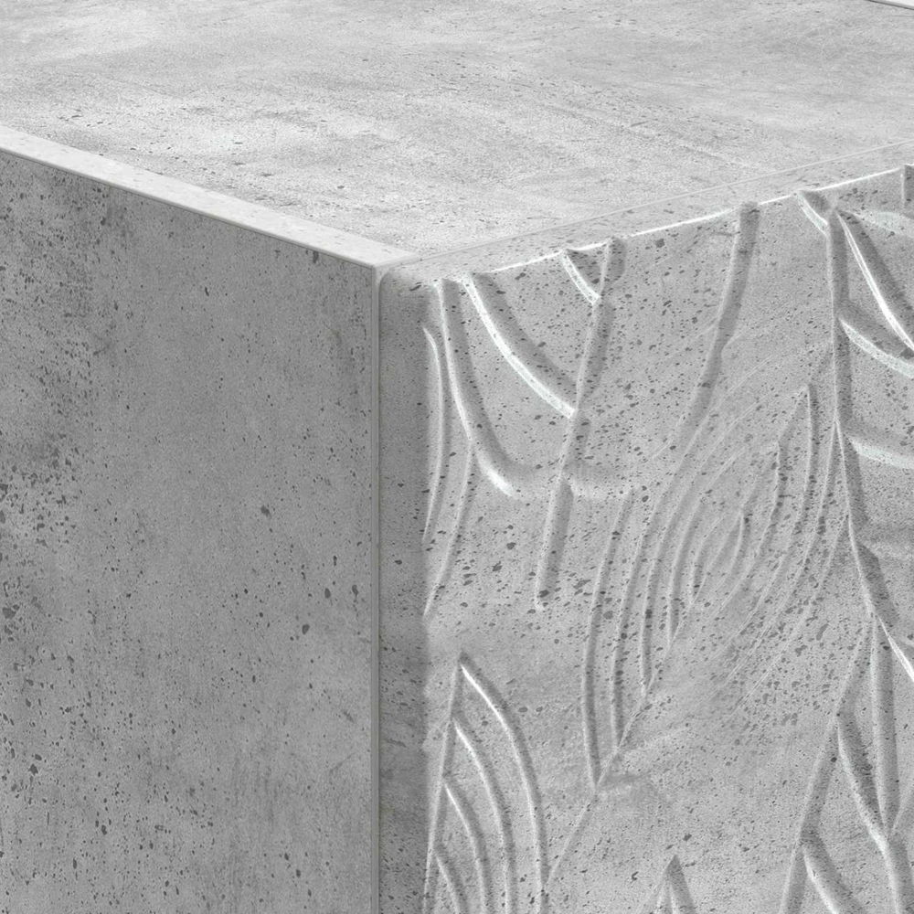 Kabalas Betono pilka 66 x 34,5 x 95 cm Apdirbta mediena