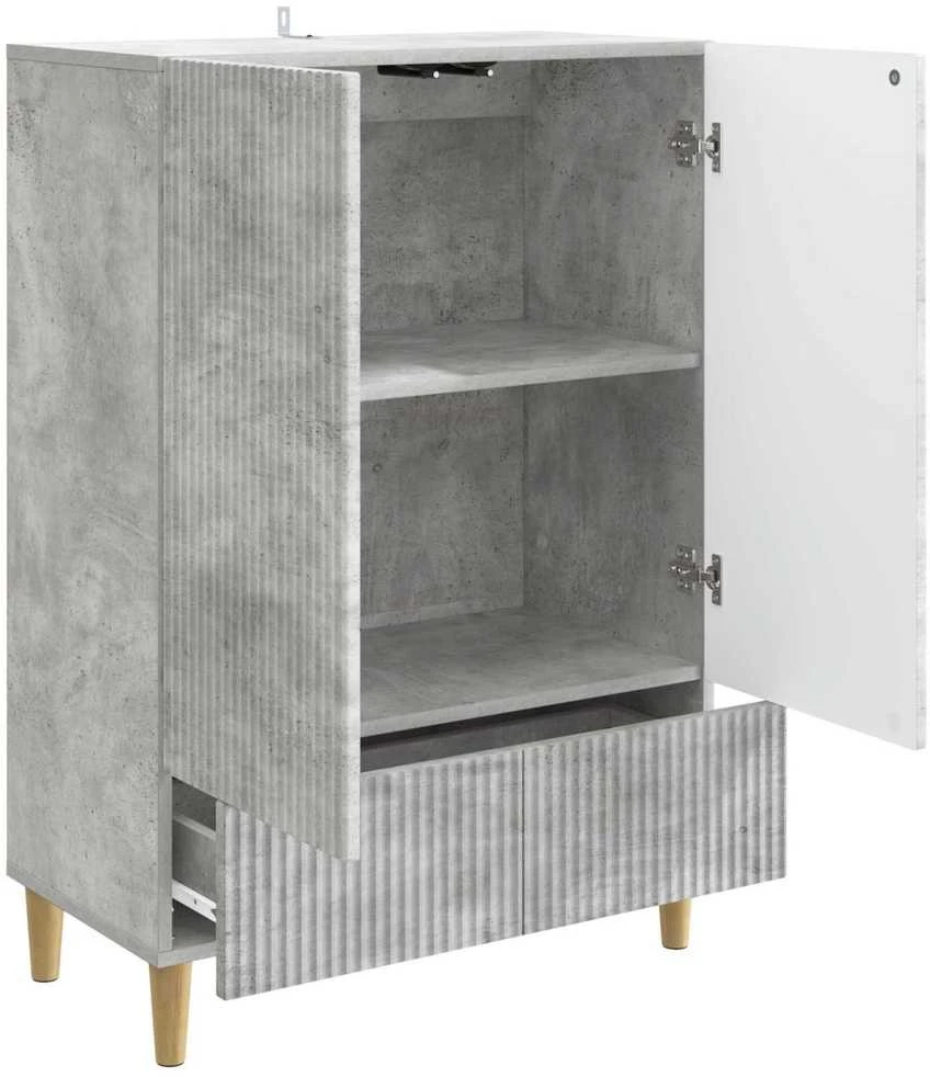 Kabalas Betono pilka 66 x 34,5 x 95 cm Apdirbta mediena