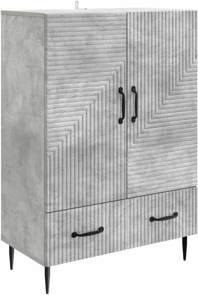 Kabalas Betono pilka 66 x 34,5 x 95 cm Apdirbta mediena