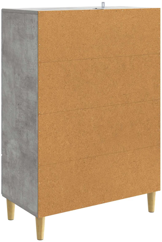 Kabalas Betono pilka 66 x 34,5 x 95 cm Apdirbta mediena