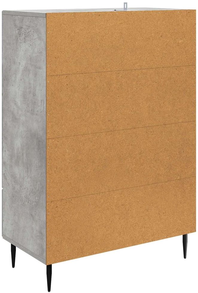 Kabalas Betono pilka 66 x 34,5 x 95 cm Apdirbta mediena