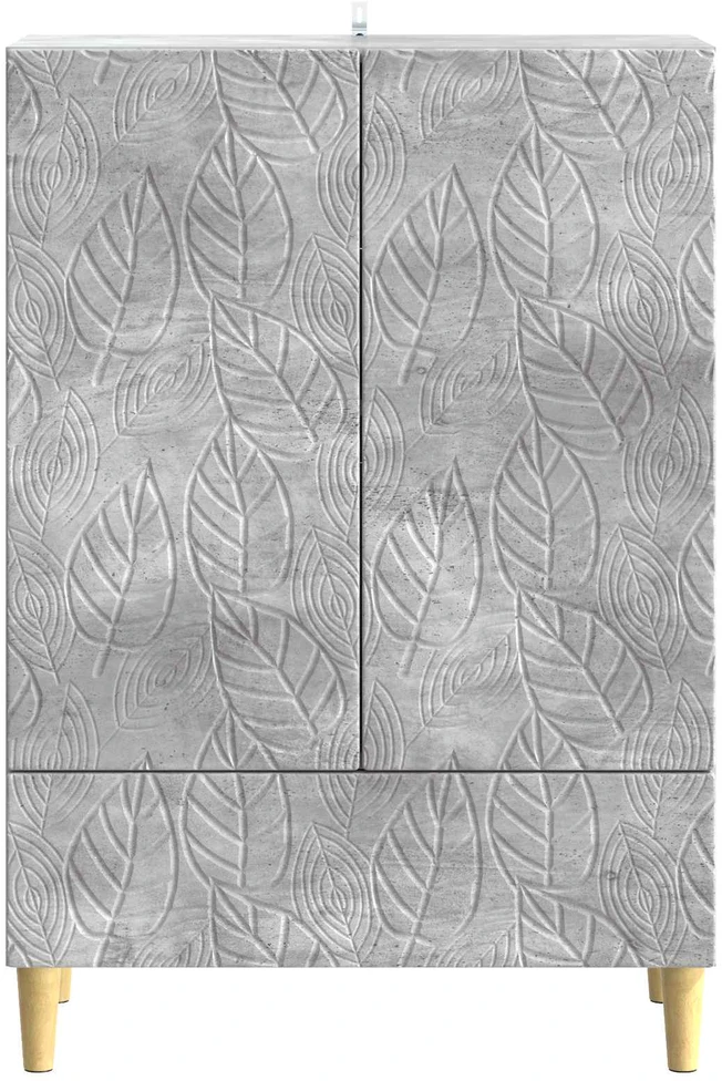 Kabalas Betono pilka 66 x 34,5 x 95 cm Apdirbta mediena