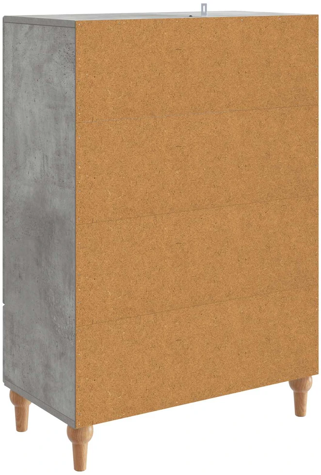 Kabalas Betono pilka 66 x 34,5 x 95 cm Apdirbta mediena