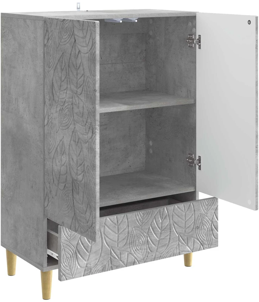 Kabalas Betono pilka 66 x 34,5 x 95 cm Apdirbta mediena