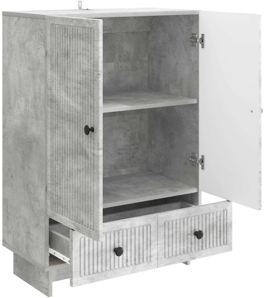 Kabalas Betono Pilka 66 x 34,5 x 95 cm Dirbtinė mediena