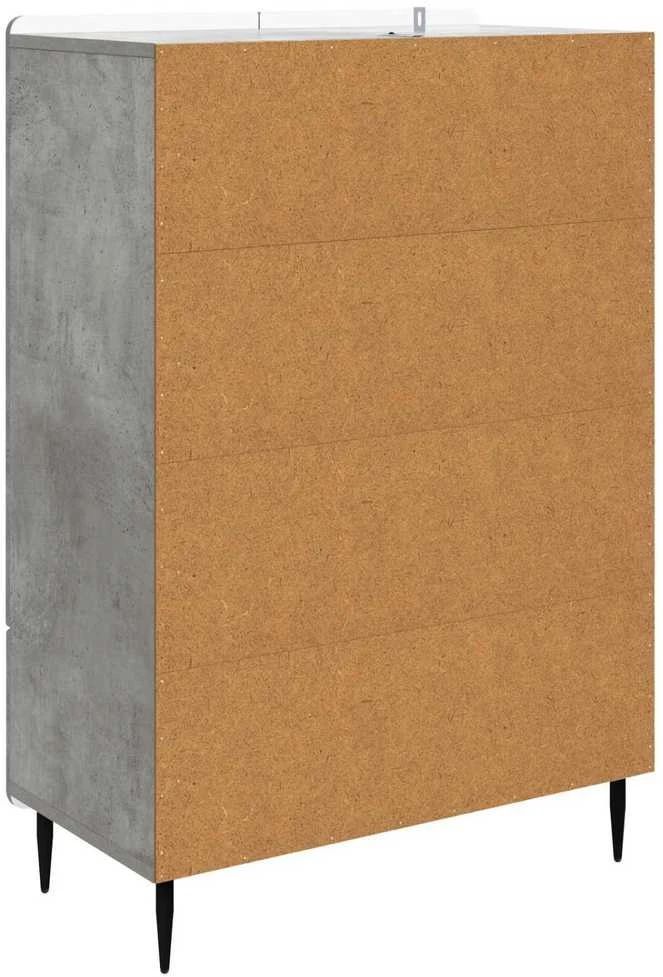Kabalas Betono pilka 66 x 34,5 x 97 cm Apdirbta mediena