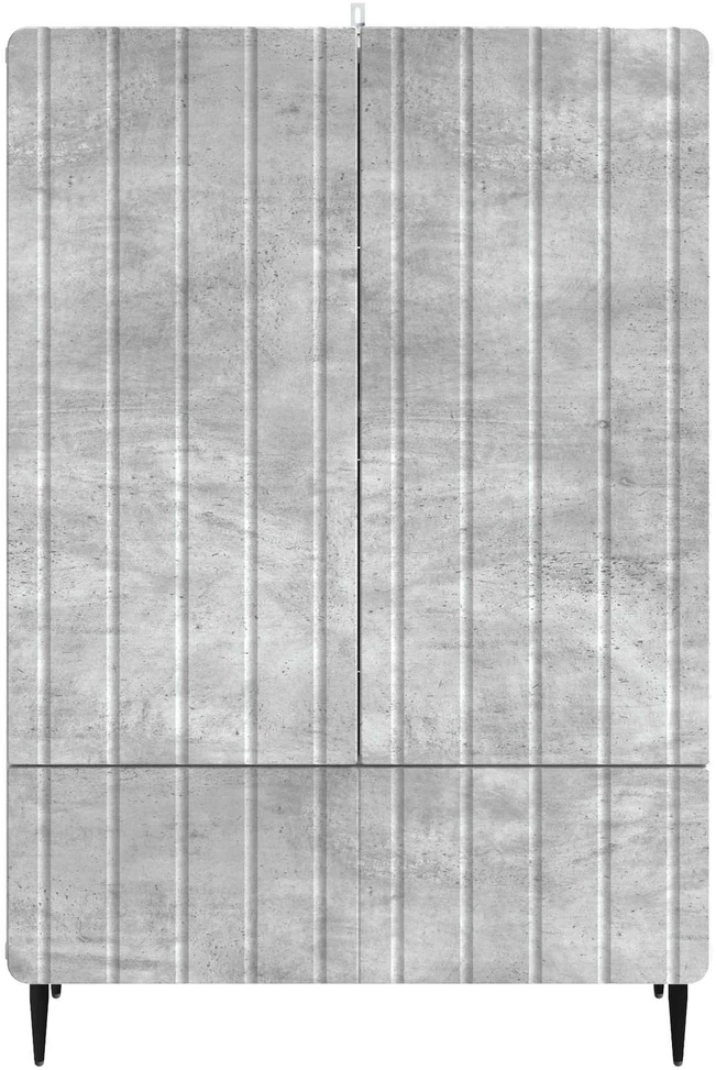 Kabalas Betono pilka 66 x 34,5 x 97 cm Apdirbta mediena