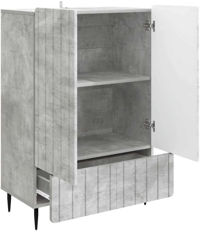 Kabalas Betono pilka 66 x 34,5 x 97 cm Apdirbta mediena