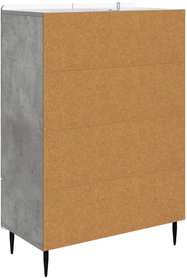 Kabalas Betono pilka 66 x 34,5 x 97 cm Apdirbta mediena