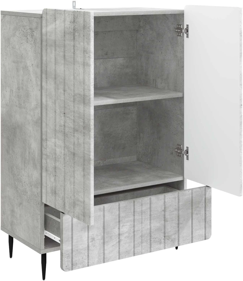 Kabalas Betono pilka 66 x 34,5 x 97 cm Apdirbta mediena
