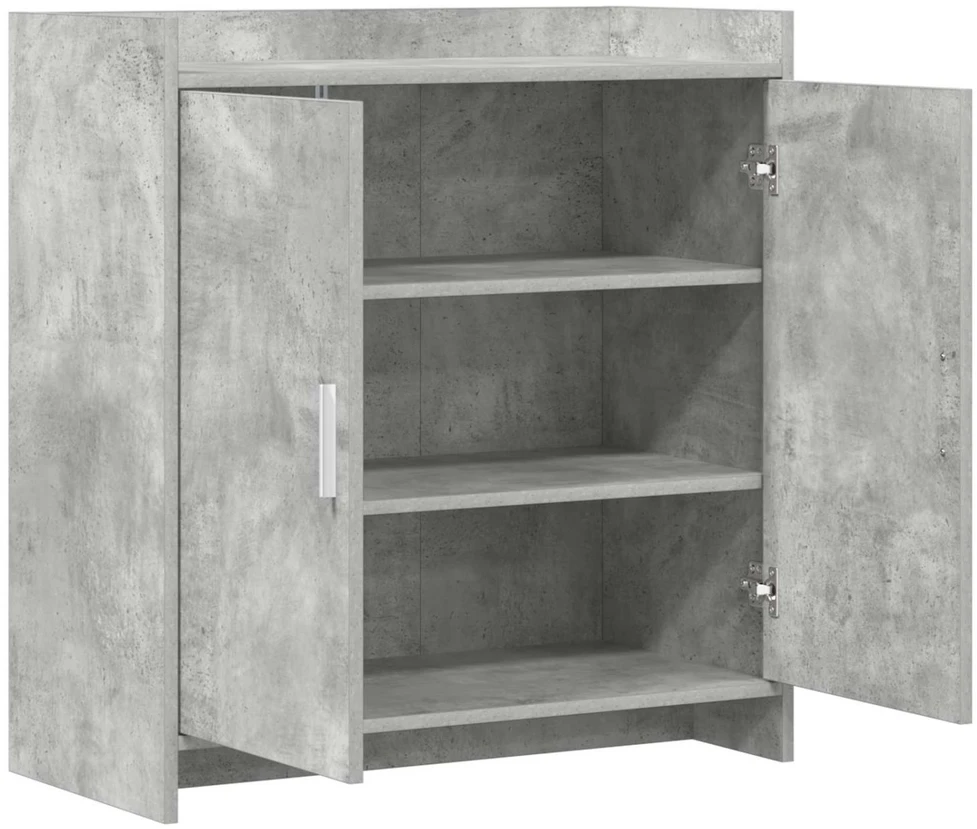 Kabalas Betono pilka 72 x 36 x 80 cm Apdirbta mediena