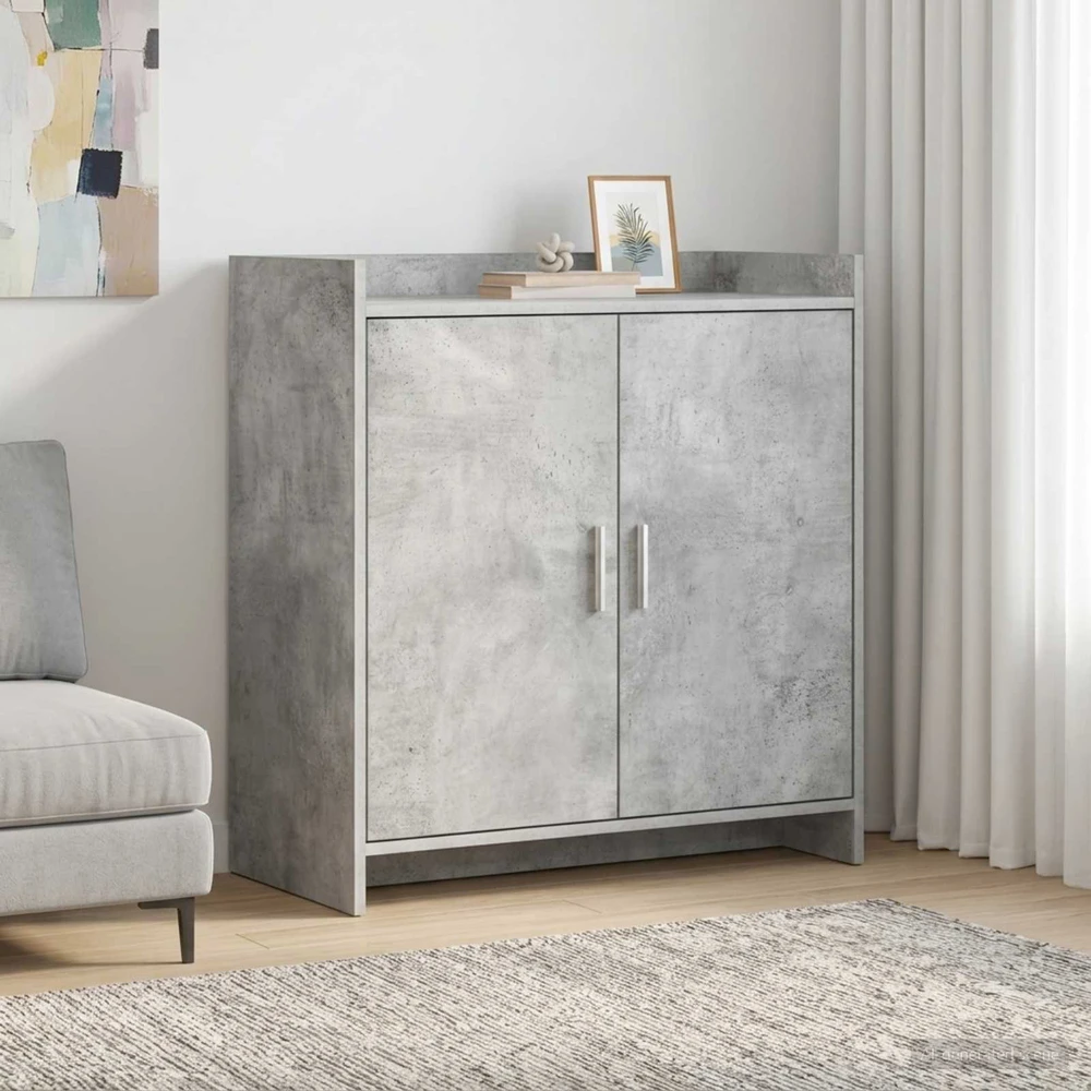 Kabalas Betono pilka 72 x 36 x 80 cm Apdirbta mediena