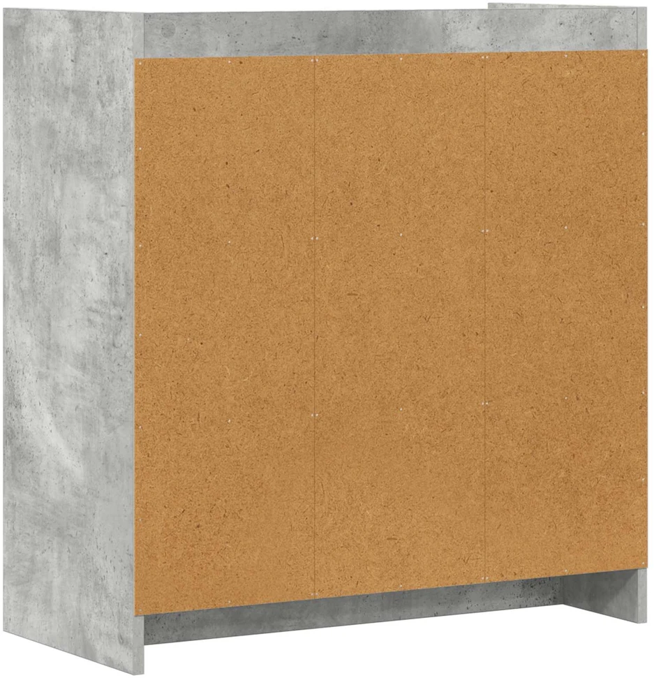 Kabalas Betono pilka 72 x 36 x 80 cm Apdirbta mediena