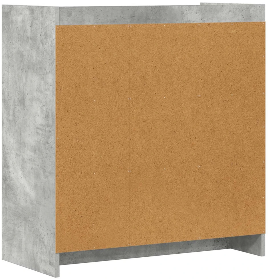 Kabalas Betono pilka 72 x 36 x 80 cm Apdirbta mediena