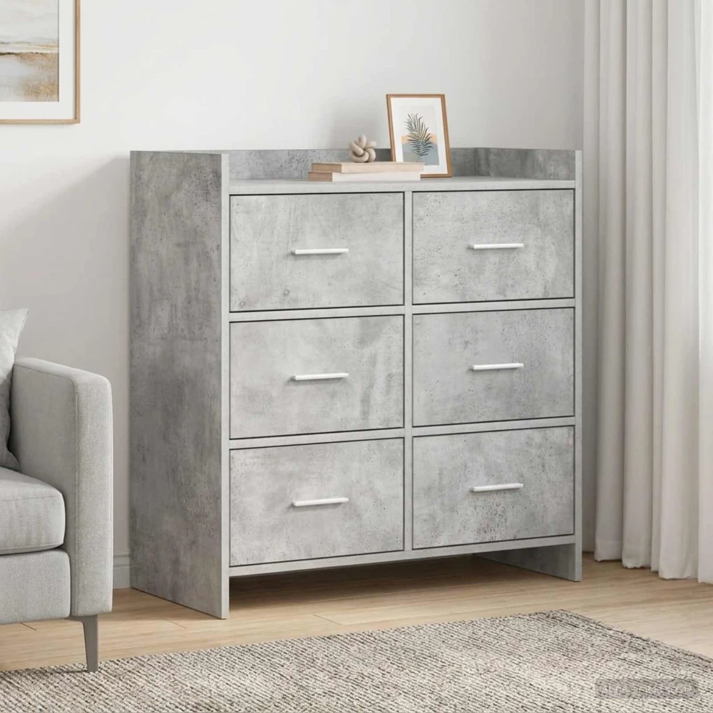 Kabalas Betono pilka 75 x 33 x 80 cm Apdirbta mediena