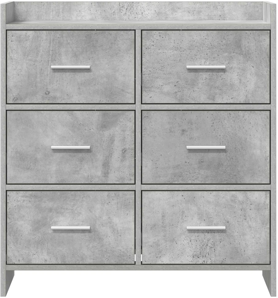 Kabalas Betono pilka 75 x 33 x 80 cm Apdirbta mediena