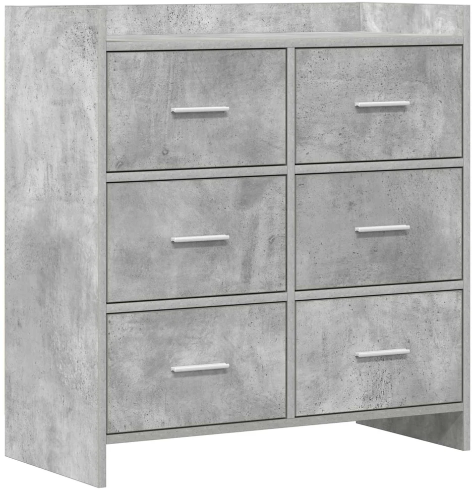 Kabalas Betono pilka 75 x 33 x 80 cm Apdirbta mediena