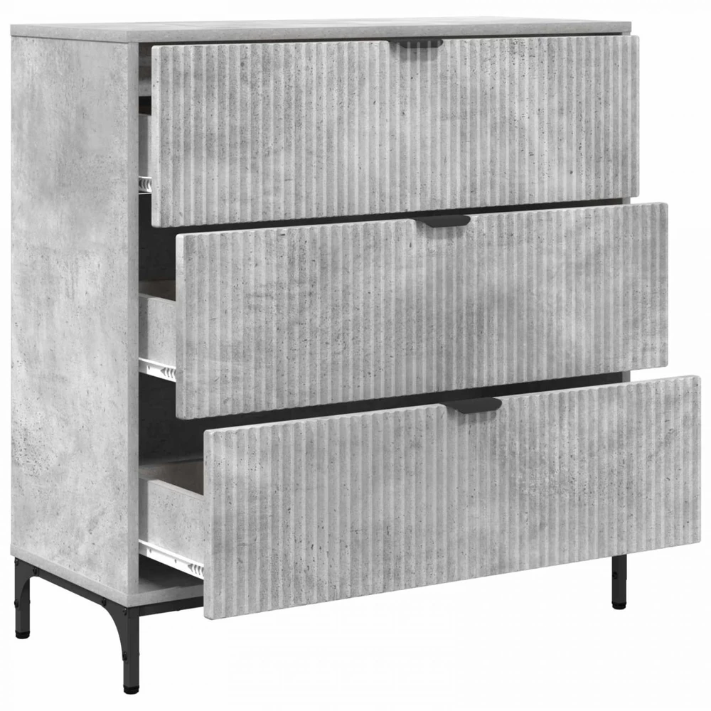 Kabalas Betono pilka 79,5 x 33 x 82 cm Apdirbta mediena