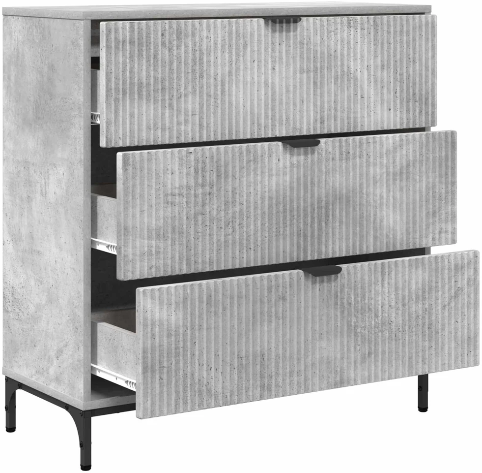 Kabalas Betono pilka 79,5 x 33 x 82 cm Apdirbta mediena