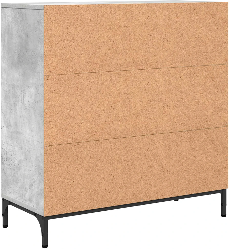 Kabalas Betono pilka 79,5 x 33 x 82 cm Apdirbta mediena