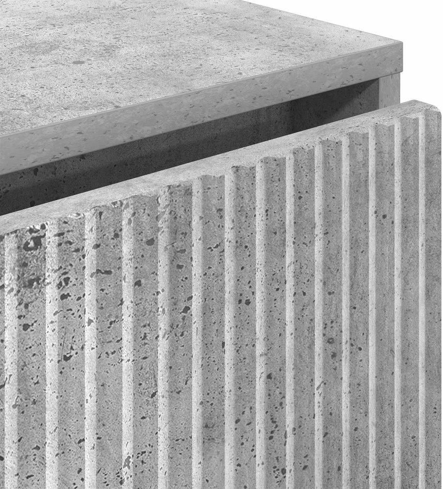 Kabalas Betono pilka 79,5 x 33 x 82 cm Apdirbta mediena