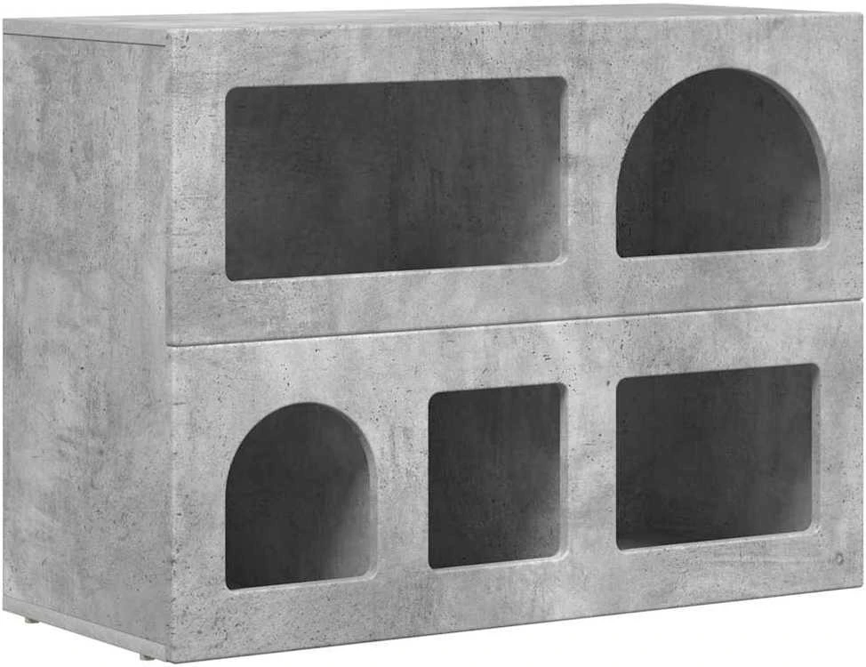 Kabalas ELST Betono pilka 80.5 x 35 x 59 cm Apdirbta mediena