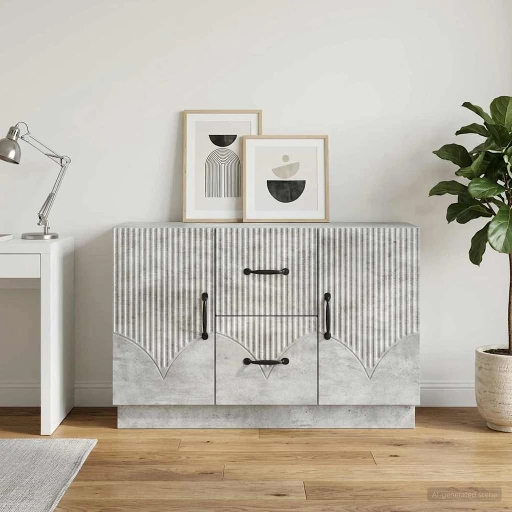 Kabalas Betono pilka 89 x 34,5 x 57 cm Apdirbta mediena