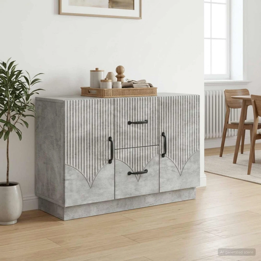 Kabalas Betono pilka 89 x 34,5 x 57 cm Apdirbta mediena