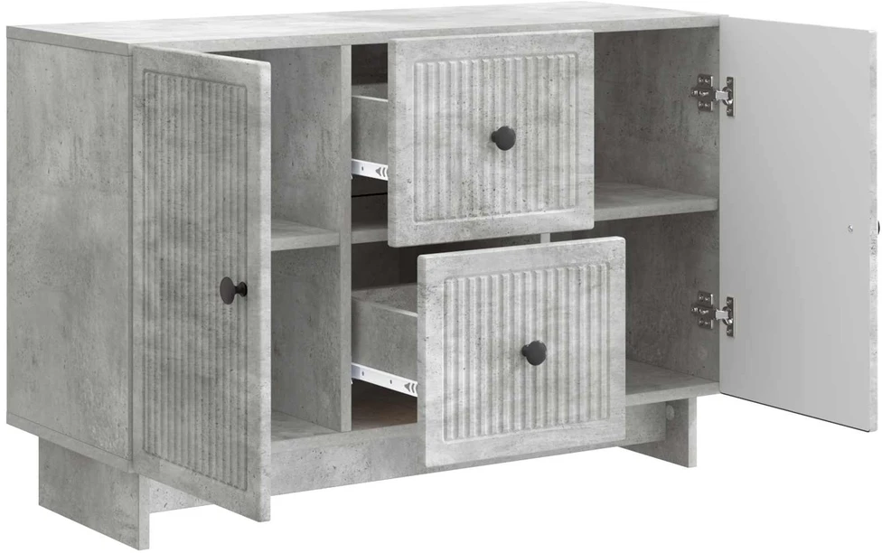 Kabalas Betono pilka 89 x 34,5 x 60 cm Apdirbta mediena