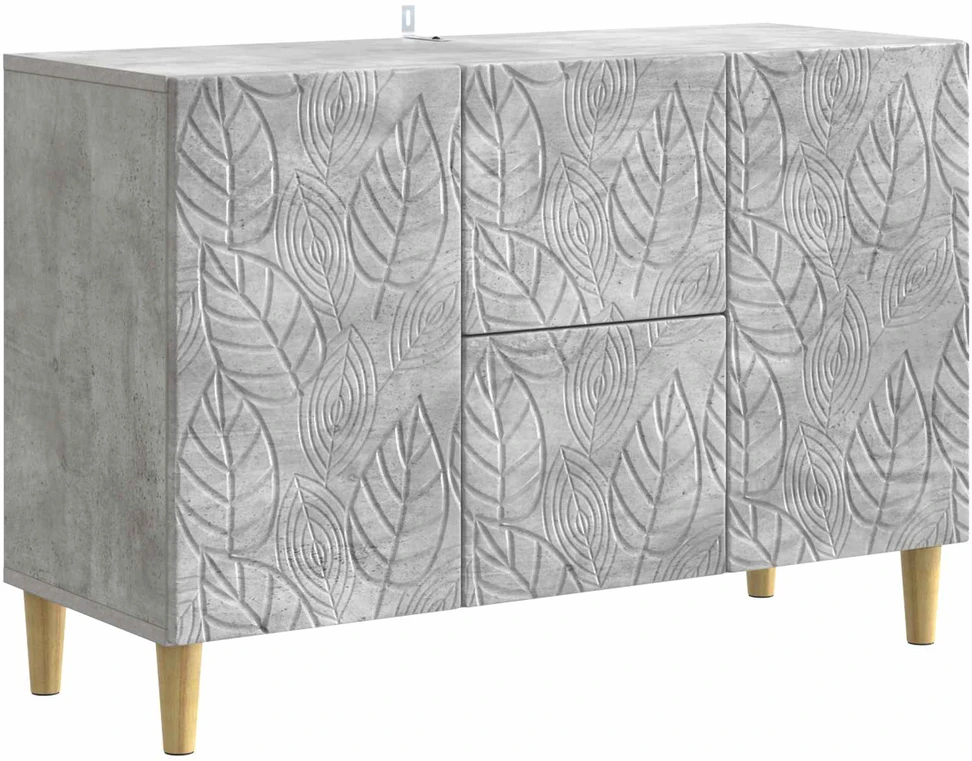 Kabalas Betono pilka 89 x 34,5 x 60 cm Apdirbta mediena