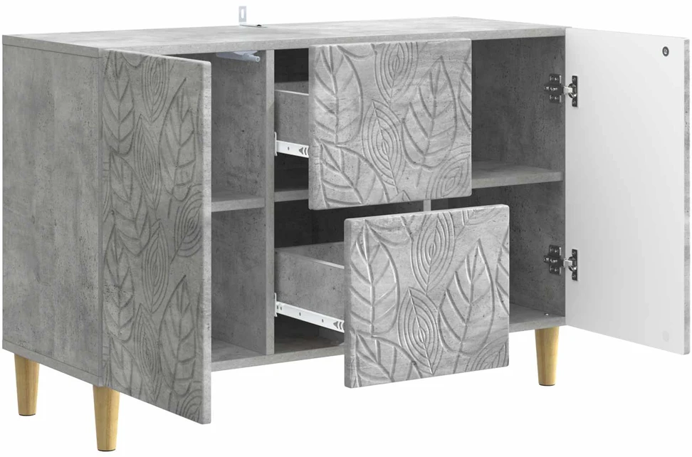 Kabalas Betono pilka 89 x 34,5 x 60 cm Apdirbta mediena