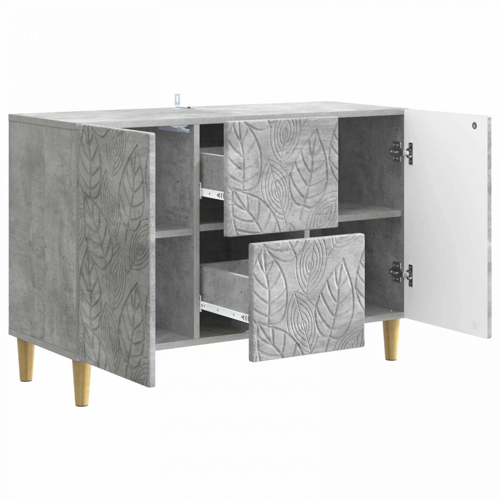 Kabalas Betono pilka 89 x 34,5 x 60 cm Apdirbta mediena