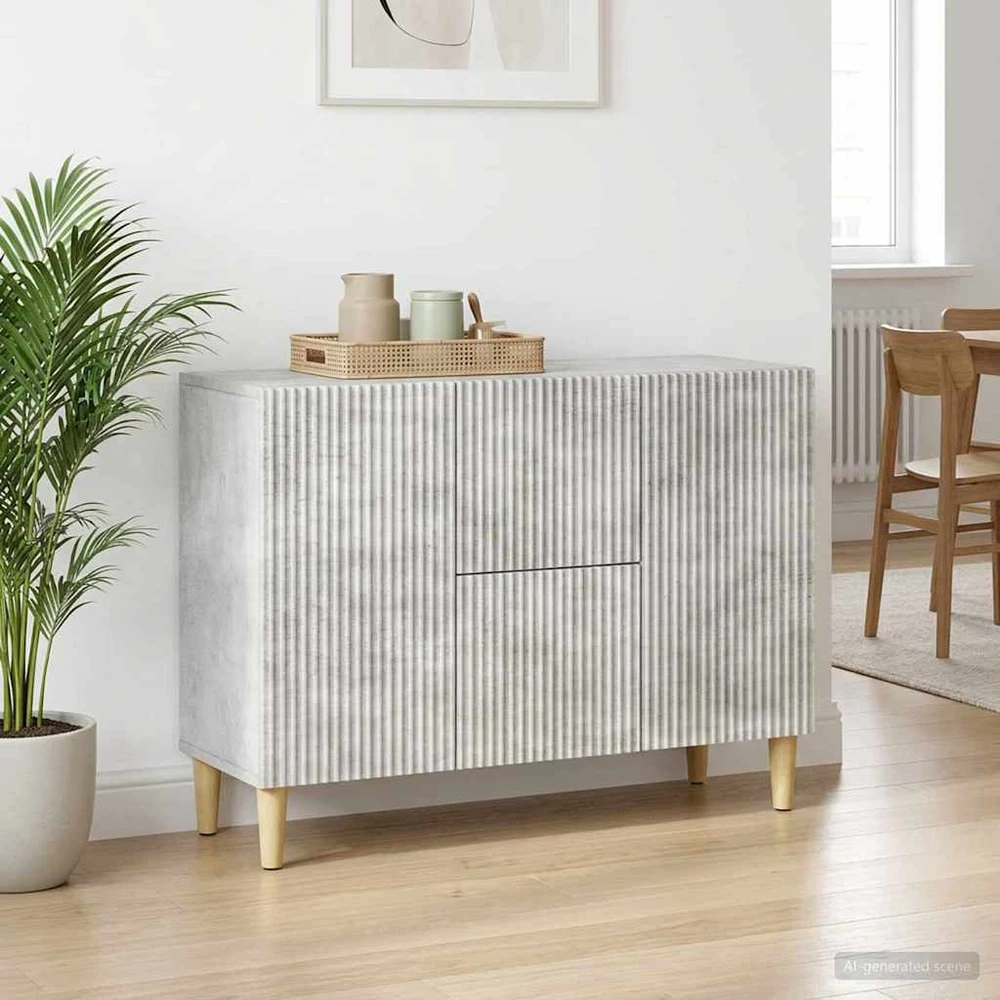 Kabalas Betono pilka 89 x 34,5 x 60 cm Apdirbta mediena
