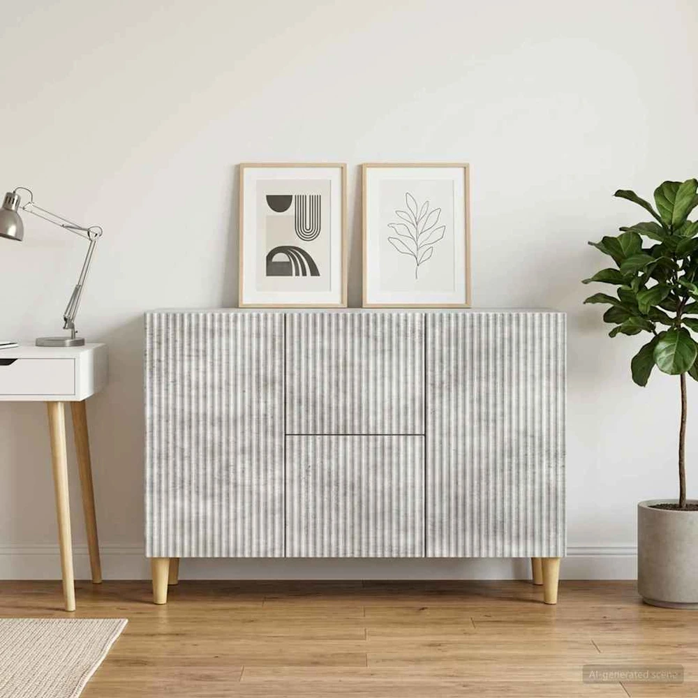 Kabalas Betono pilka 89 x 34,5 x 60 cm Apdirbta mediena