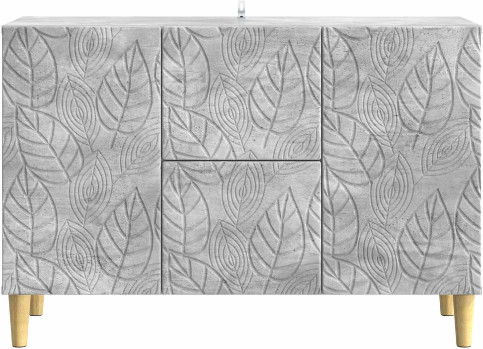 Kabalas Betono pilka 89 x 34,5 x 60 cm Apdirbta mediena