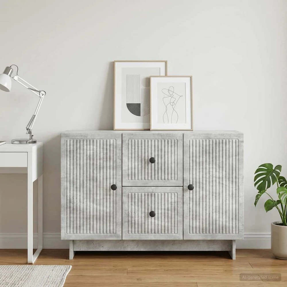 Kabalas Betono pilka 89 x 34,5 x 60 cm Apdirbta mediena