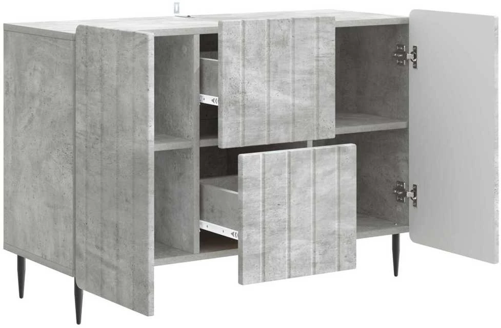Kabalas Betono pilka 89 x 34,5 x 62 cm Apdirbta mediena