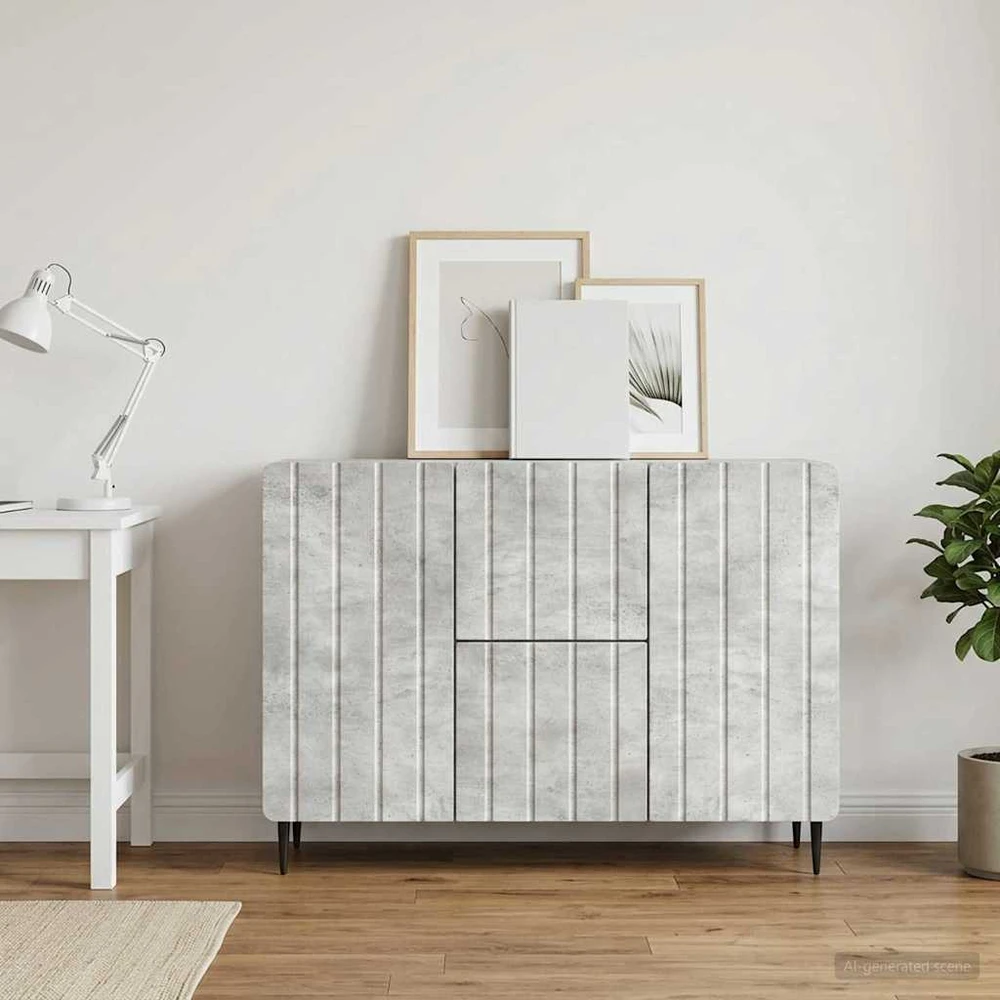 Kabalas Betono pilka 89 x 34,5 x 62 cm Apdirbta mediena