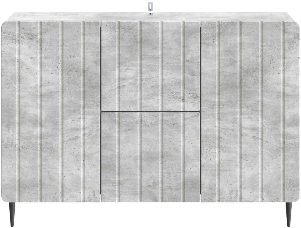 Kabalas Betono pilka 89 x 34,5 x 62 cm Apdirbta mediena